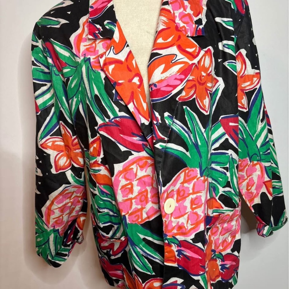 Tropical Print Women's blazer